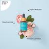 PILGRIM Niacinamid 5 % + Alpha-Arbutin 1 % Hautklärendes Serum gegen Akne | Alle Hauttypen | Für Männer und Frauen | Vegan und tierversuchsfrei | 30 ml
