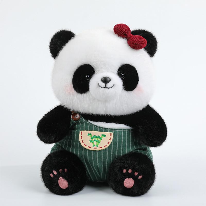 Süßes Anzieh-Panda-Stofftier mit beruhigenden Eigenschaften für Kinder, Geburtstagsgeschenk