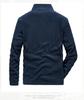Men’s Fleece Zipper Jacket with Side Pockets - Green, Hoodless, Youth Style
