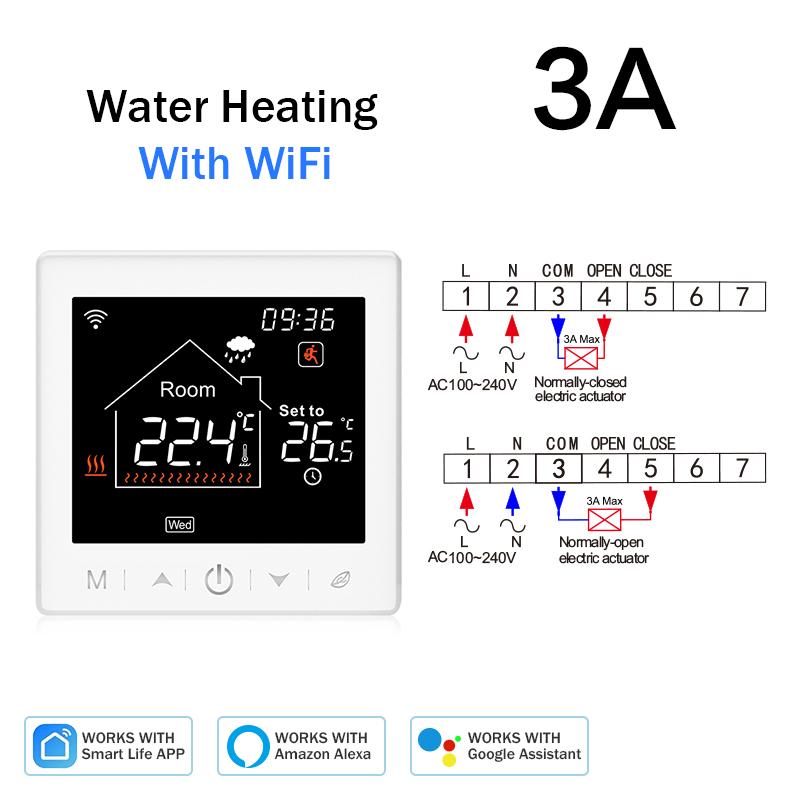 Tuya Smart Home Wifi Heating Thermostat Floor Heating Water Gas Boiler Temperature Thermoregulator Google Home Alexa Alice7