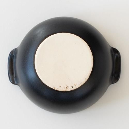 Banko Ware Gratin Dish, Small, Single-serving, Approximately 10cm Diameter, Black Glaze, Heat-resistant, Ceramic, Oven-safe, Microwave-safe, and Dishw