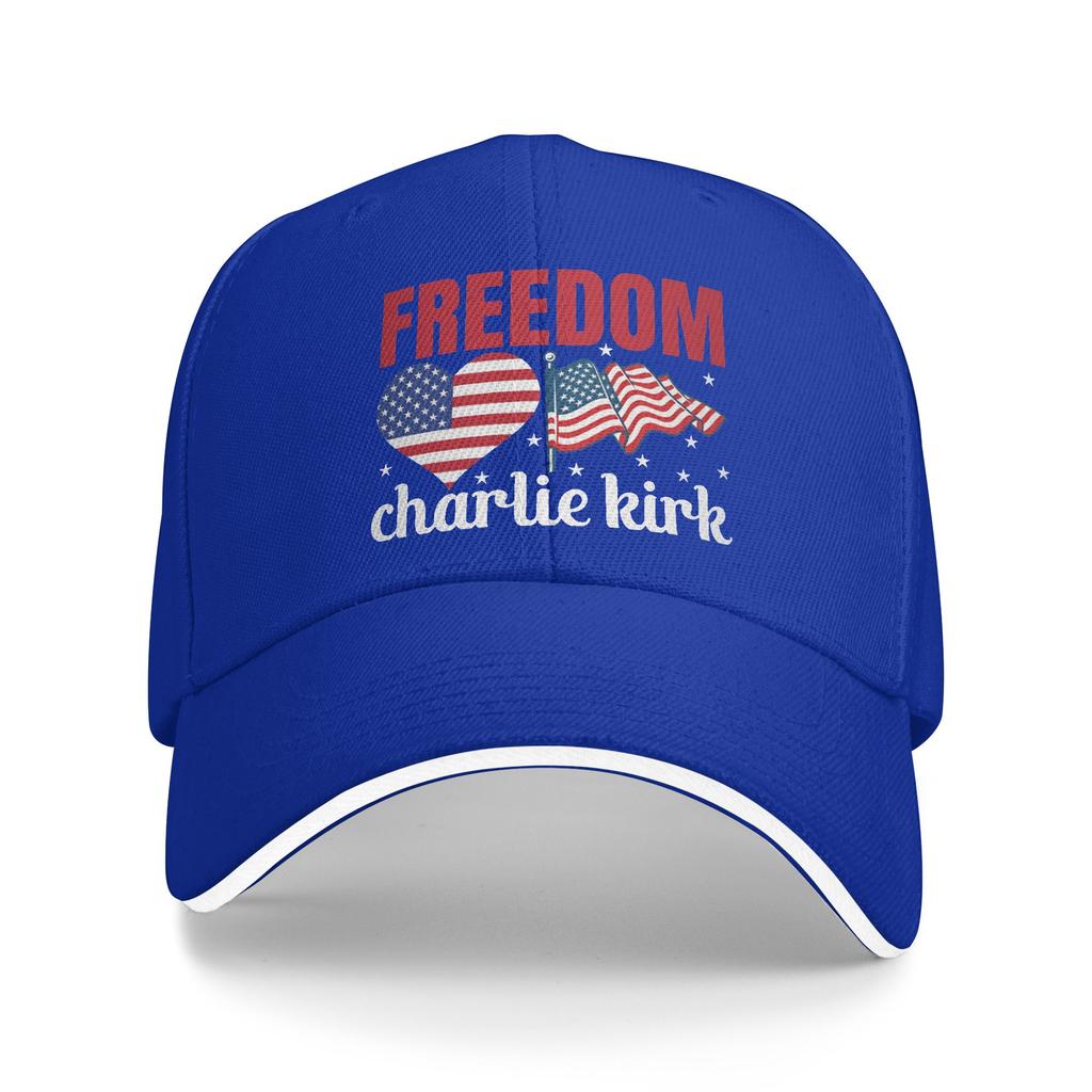 Freedom Charlie Kirk Casual Baseball Cap  Hunting Camping Trucker Hat Summer Dropshipping Couple Women Fashion Baseball Caps