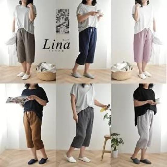 Washed Linen Made In Women's Shorts, Japan, Loungewear, Easy-Drying Pajamas, Antibacterial, Anti-Odor, Washable, Quick-Drying, Anti-Odor (Pale Pink)