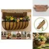 Modern Minimalist Plant Pot With Natural Coconut Coir Material For Home Gardening Decor