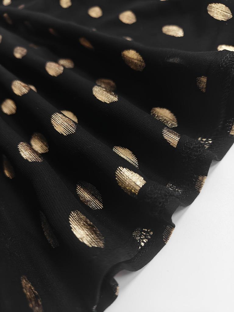 European Spicy Girl Black Polka Dot Halter Dress - Open Back, A-Line Short Summer 2026 Edition.