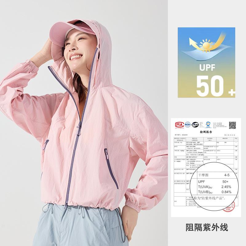 1011 New Sports Outdoor Sunscreen Clothing Women's Summer Quick-Drying Hooded Fashion Sunscreen Jacket Men's Breathable Sunscreen Clothing