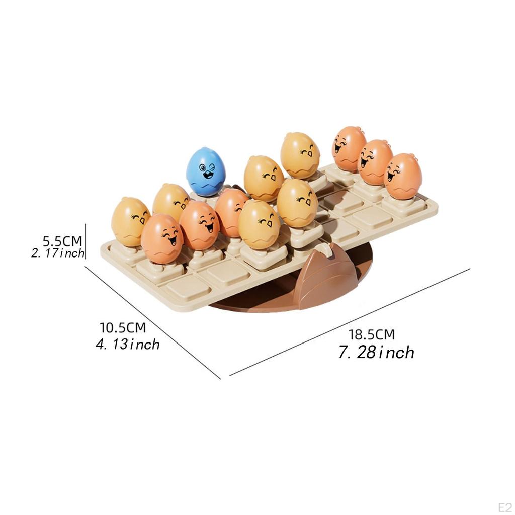 Kids Egg Balance Math Toys, Game Counting Number Toy, Educational Toys Balancing