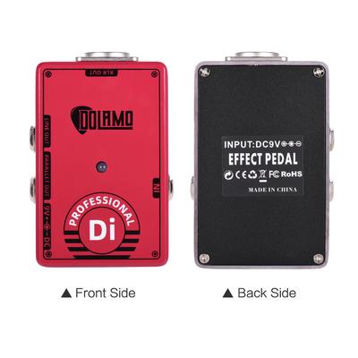 Dolamo D-7 Professional DI Box Guitar Effect Pedal with Ground Lift Switch XLR Out for Electric