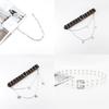 Fashion Double Breasted Design Women Waist Belt And Butterfly Metal Decor Chain For Street Fashion