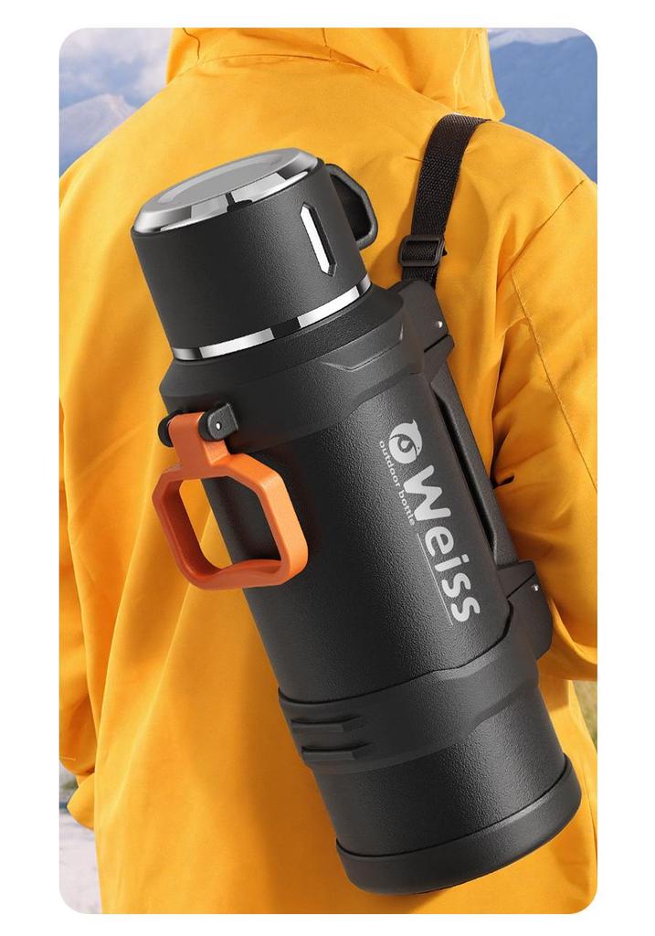 Large Portable Outdoor Insulated Thermos Flask for Cars and Home Use