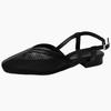 Stylish retro simple mesh breathable bag head sandals women's summer new commuter with skirt Roman shoes