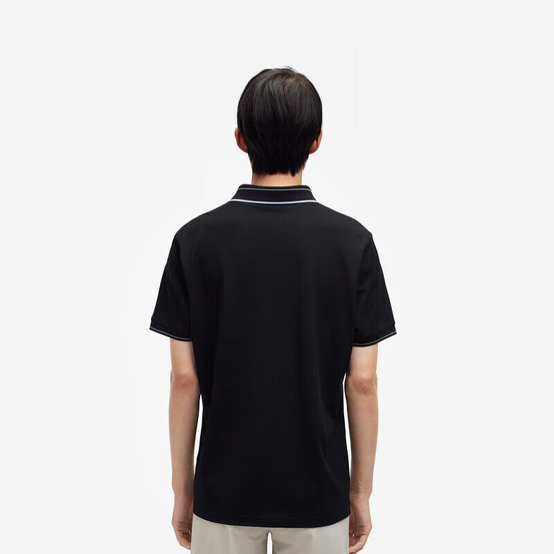 K-Boxing Men's Short Sleeve Business Casual Polo Shirt BTKE2387
