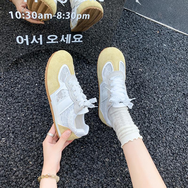 Dexun Lace Breathable Single Net Sports Leisure Spring and Summer New Forrest Gump Board Shoes