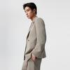 PEACEBIRD Men's Short Slim Fit Double-breasted Suit Jacket