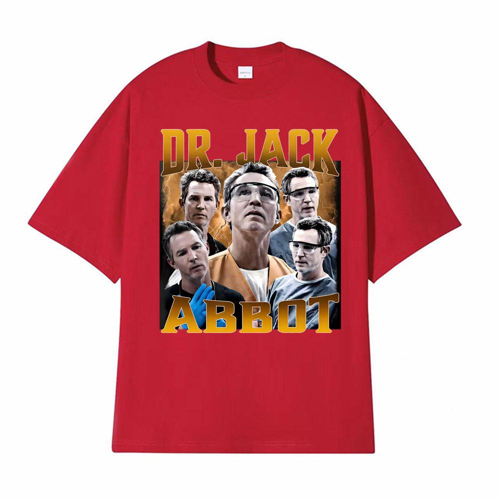 Vintage Dr. Abbott Comfort Medical Drama TV Character Graphic T-shirts Unisex's Clothing Fashion Tee Shirt Unisex Short Sleeve T Shirt
