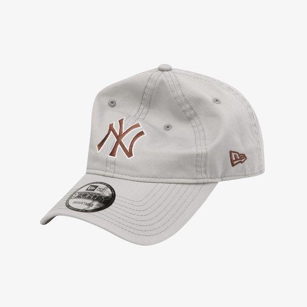 New Era New York Yankees Basic Outline Unstructured Baseball Cap Dolphin Gray 1