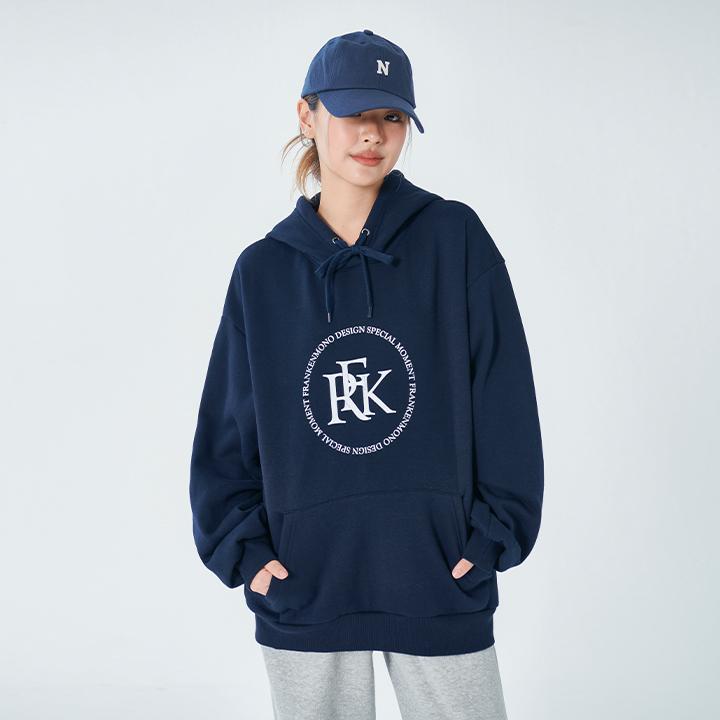 Frankenmono (Special Fabric) Border Logo Hoodie Gray/L