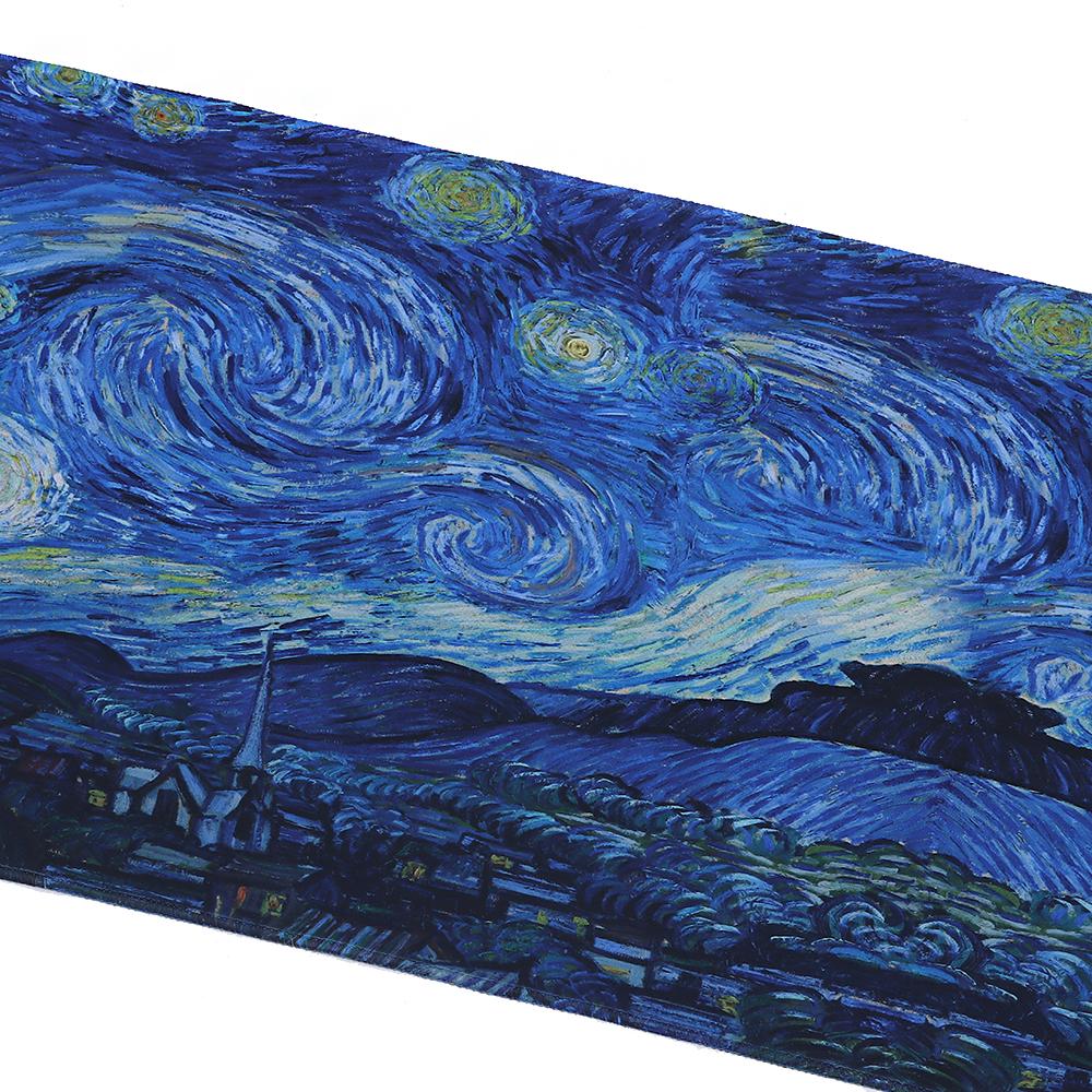 Starry Night Mouse Pad Large Desk Mat 31.4 X 11.8 Inch Mice Mat Work