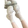 Bow Thick High-heeled Small Leather Shoes Women's 2025 Autumn New Japanese Heightening French Versatile Mary Jane Single Shoes