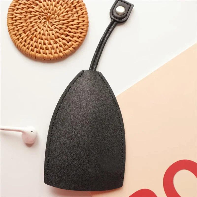 Creative Pull-Out Key Case Cover Leather Large-Capacity Sleeve Keychain Bags Cute Protector Car Fob with Holder Hook