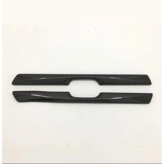 FIT FOR HONDA CR-V CRV 2017- Carbon fiber look Water Cup Holder Cover Trim