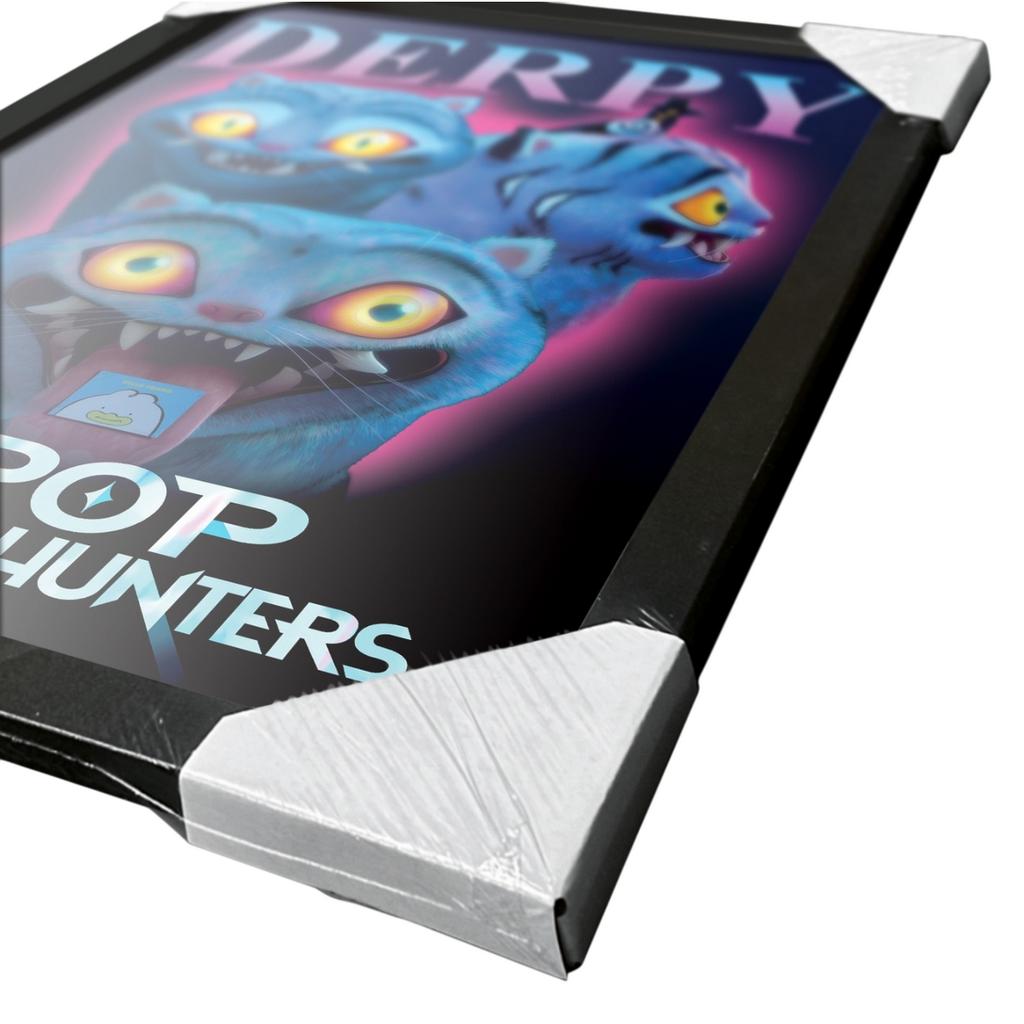 K-Pop Demon Hunters Derpy Tiger Framed Poster