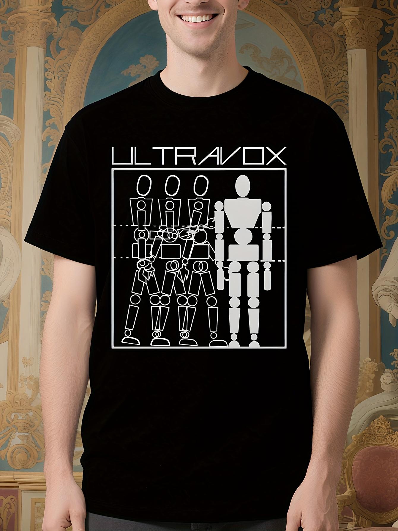 Rare Ultravox Band Cotton for Fan Black S 2345Xl Tshirt S... XXXL