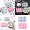 6Cavity Madeleine Silicone Mold Chocolate Mold Mousses Cake  Bakings Tool