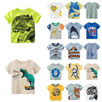 Unisex Baby T-Shirt Baumwolle Niedliches Cartoon-Muster Oberteile Für 1-7 Jahre alt