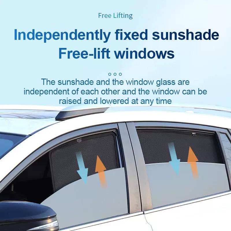 Car Sun Shades For Kia EV6 CV 2022 2023 2024 2025 Sunshades Magnetic Heat insulation Visor Mesh Window Curtains Auto Accessories
