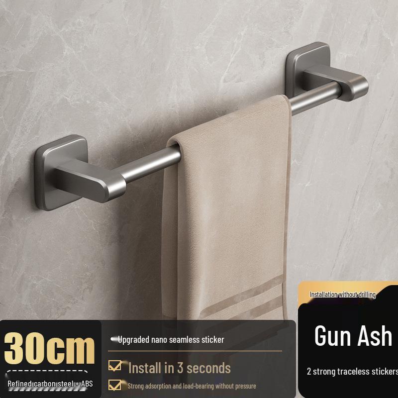 Punch-Free Wall-Mounted Multi-Functional Bathroom Storage Rack