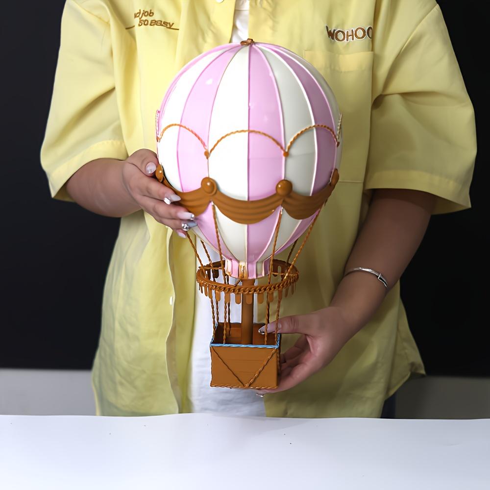 

1 шт. Ручная работа Винтаж Скандинавский Железо Воздушный шар Настенный декор Сладкие конфетные цвета, Металлическое настольное украшение для дома/офиса, свадьбы, Дня святого Валентина