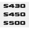 adrjhr1 For Mercedes Benz Modified 3D Car Letter Sticker Rear Trunk Tail Decorative Badge Emblem for Mercedes Benz S400 S420 S430 S450 S