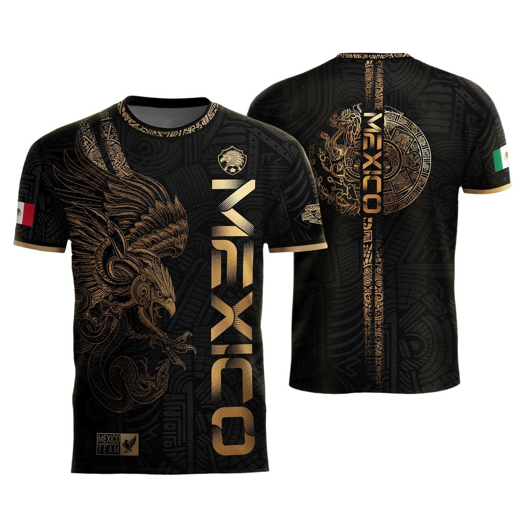 Men's Casual Short Sleeve T-Shirt Mexico Lettering Graphic Print Crew Neck Lightweight Soft Fabric Comfortable Fit