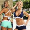 Hochwertige Damen Sommer Mode Bikini Badeanzüge Sexy Boxer Split Bikinis Strand Bikini Für Mühelosen Stil