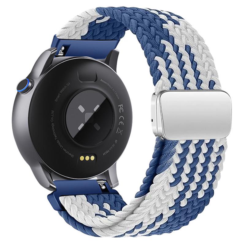 Universal Woven Nylon Magnetic Buckle Watch Band for Huawei/Samsung - 18mm, 20mm, 22mm