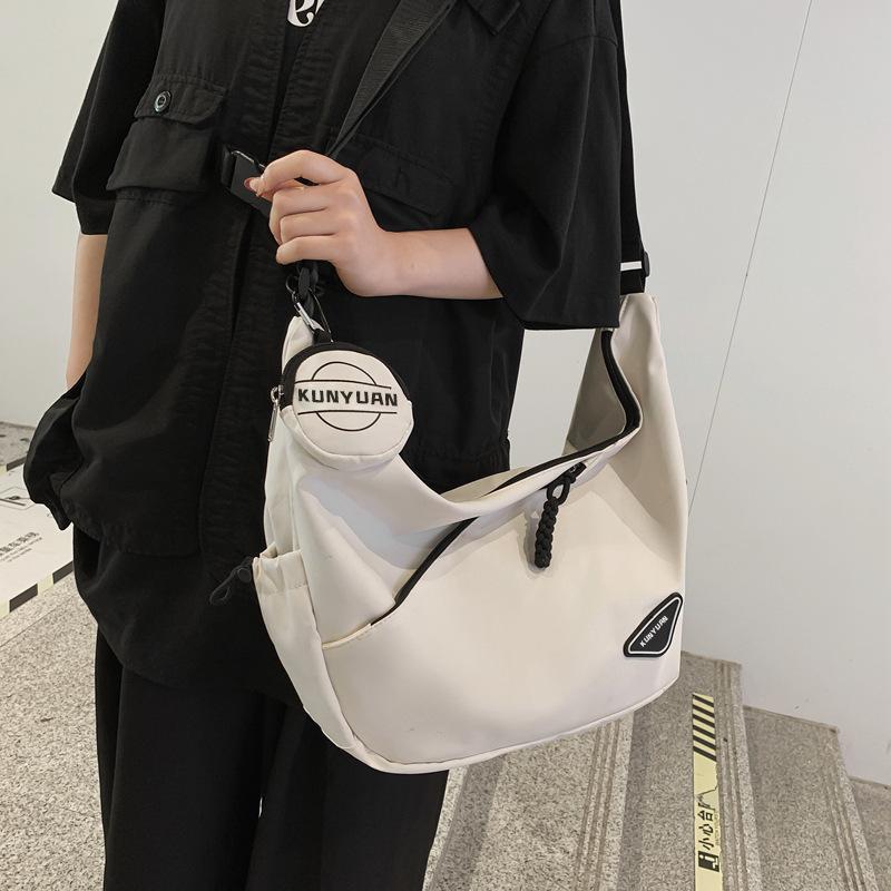 Crossbody bag boys trendy brand casual versatile commuter shoulder bag women's bag 2025 new functional cycling mailman bag