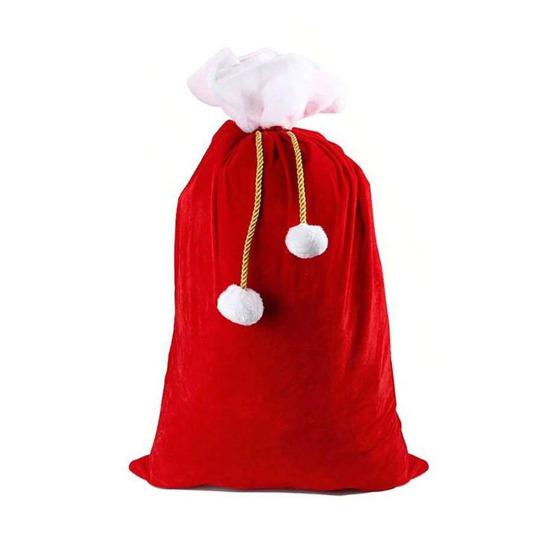 

Рождественские подарочные пакеты Большой подарочный мешочек на шнурке для мешка Санты, конфет, подарков, праздничная подарочная упаковка, предметы первой необходимости для украшения дома и вечеринки S