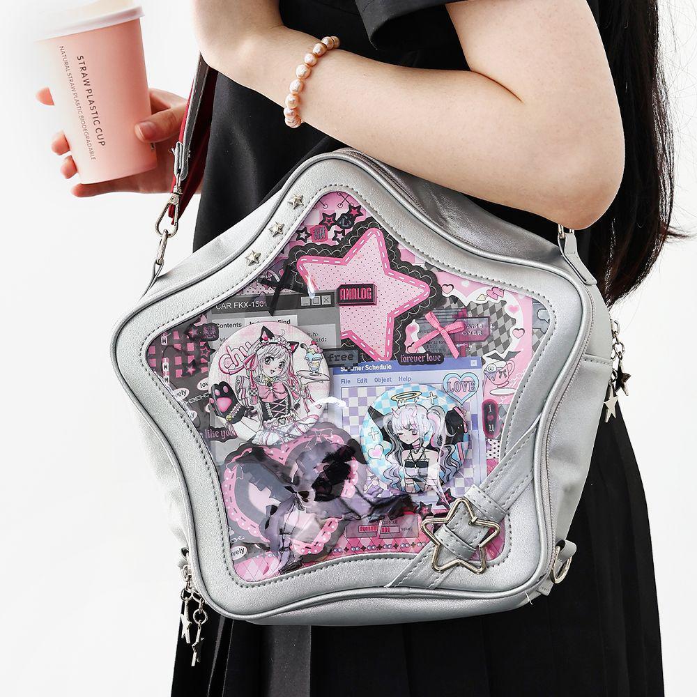 Happy Ribbon Lace Ita Bag: Red Paper Background, Beauty Stickers & Punch Board