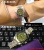 ZEEDA and Automatic Mechanical GMT 40mm Men's Women's Watch, Bezel, 24-Hour Display, Dual-Zone (FLD)