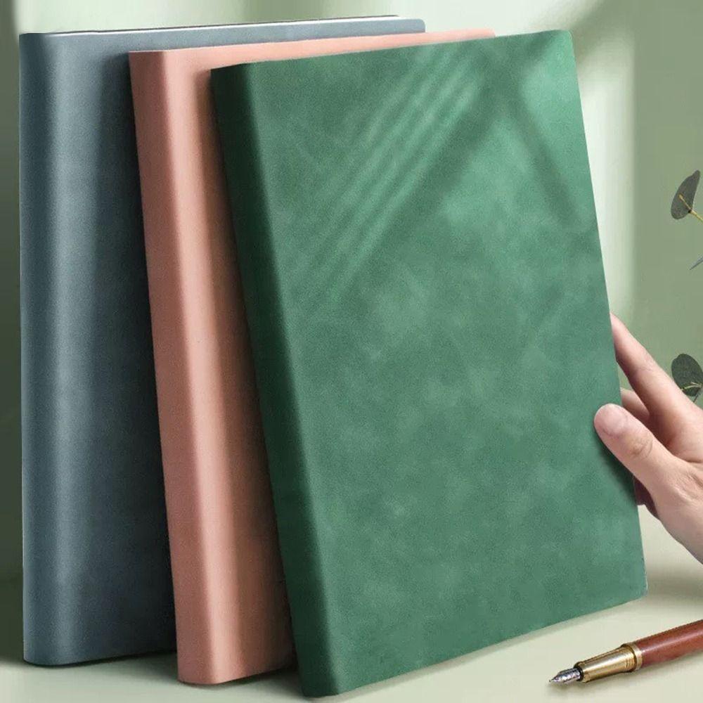 Leather Surface A5 Notebook Large Size Student Planner Notebook New Educational Notebook