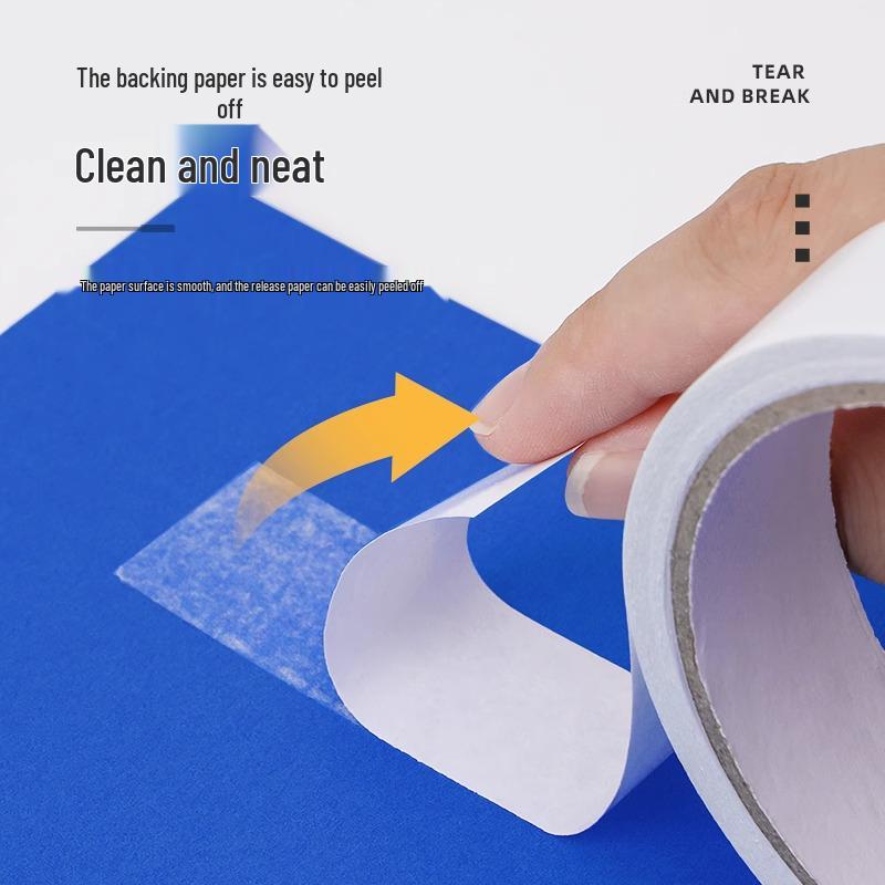 High Viscosity Double-Sided Tape - Tearable & Traceless for Strong Fixing, Student & Office Use
