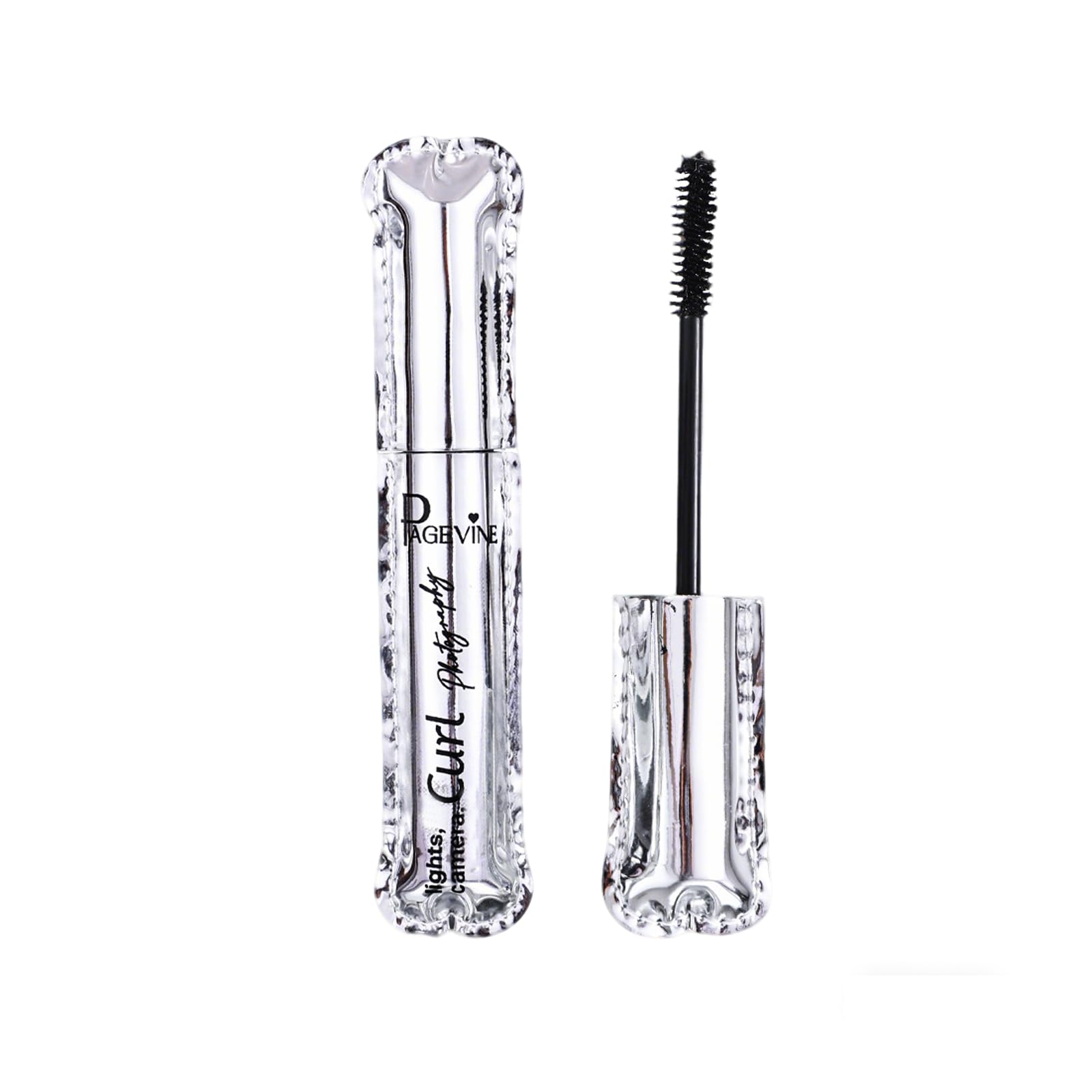 

Eyelash Mascara, 3D Curl Long-Lasting, Black, Quick-Drying, Waterproof, 360-Degree Rotating Screw Brush, Naturally Dense and Longer Lashes, Eyelash
