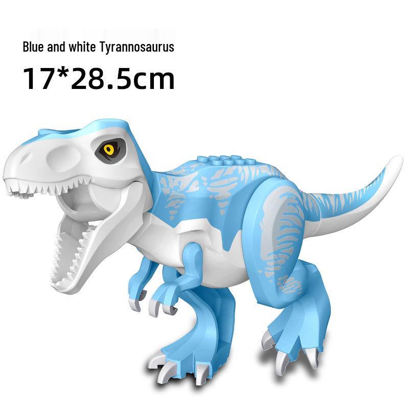 Jurassic Dinosaur Building Blocks: Educational Disassembly Toys Featuring Tyrannosaurus Rex & Carnotaurus