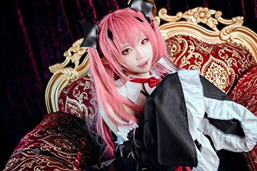 Lady Lazy Dracula Little Devil Cosplay Devil Gothic Lolita Maid Succubus Black (M)