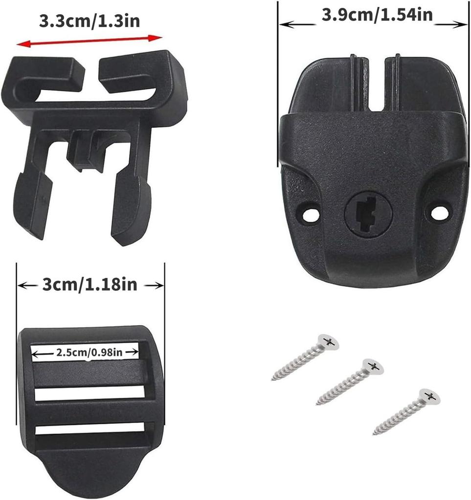 8PCS Hot Tubs Cover Replacement with Steel Screws Stormproofed Clamping Systems for Spa Accessories Bullfrog Spa Replacement Clips