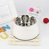 Super Dual-Use Non-Slip Stainless Steel Food & Water Bowl for Dogs & Cats (Teddy/Golden Retriever)