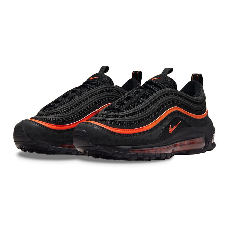 Neuer Nike Air Max 97 Schwarz Sicherheitsorange GS DX3088-001