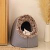 Cat Litter Winter Thickened Warm Pet Litter Closed Portable Puppy Pet Supplies