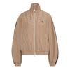 adidas Originals Top Checks Track Vintage Color Block Striped Double Zipper Casual Long Sleeve Plaid Jacket Women Jackets LE8307